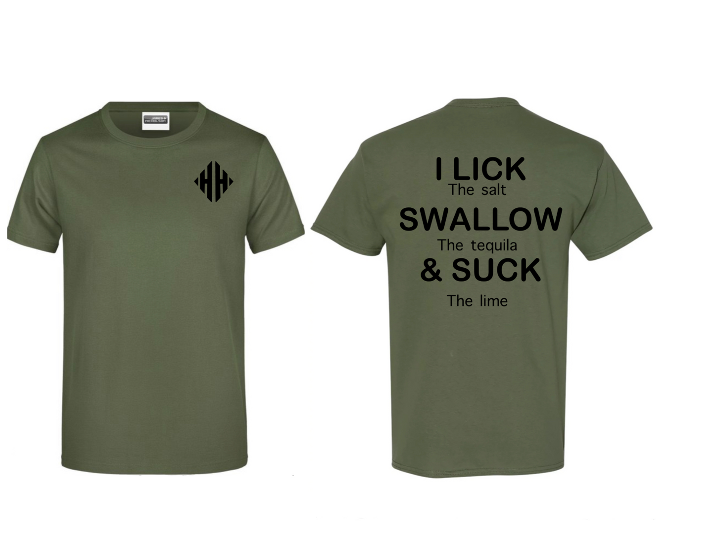 Men’s Lick Swallow Suck shirt