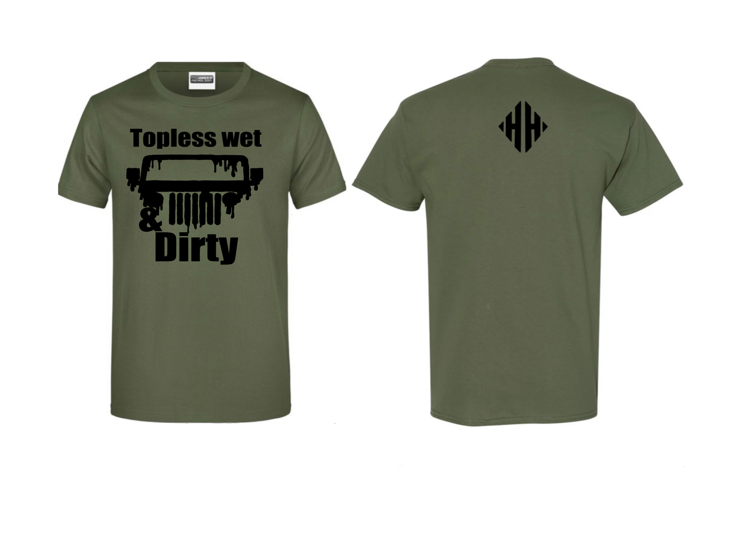 MENS DIRTY & TOPLESS SHIRT