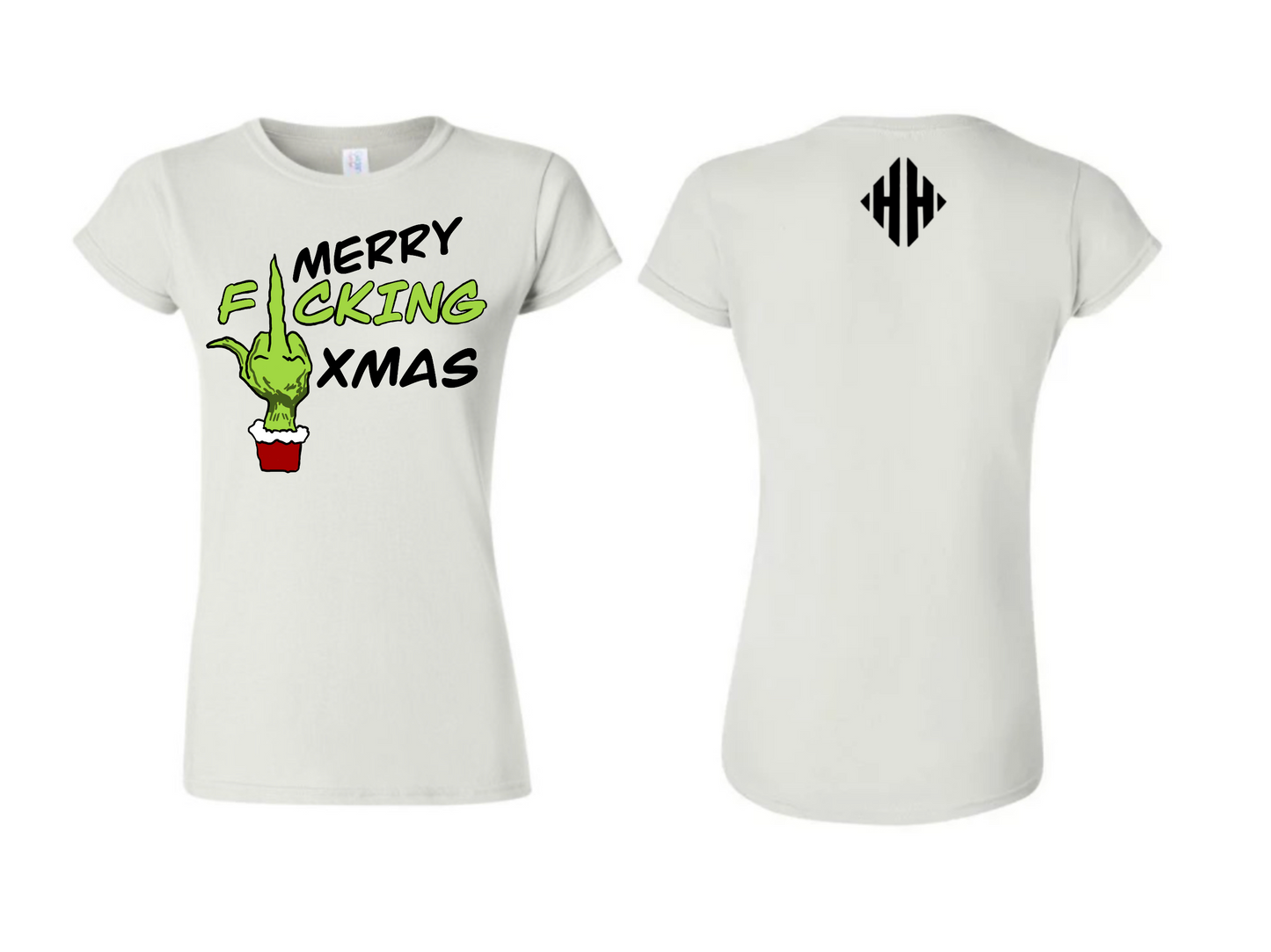 LADIES MERRY FN XMAS SHIRT