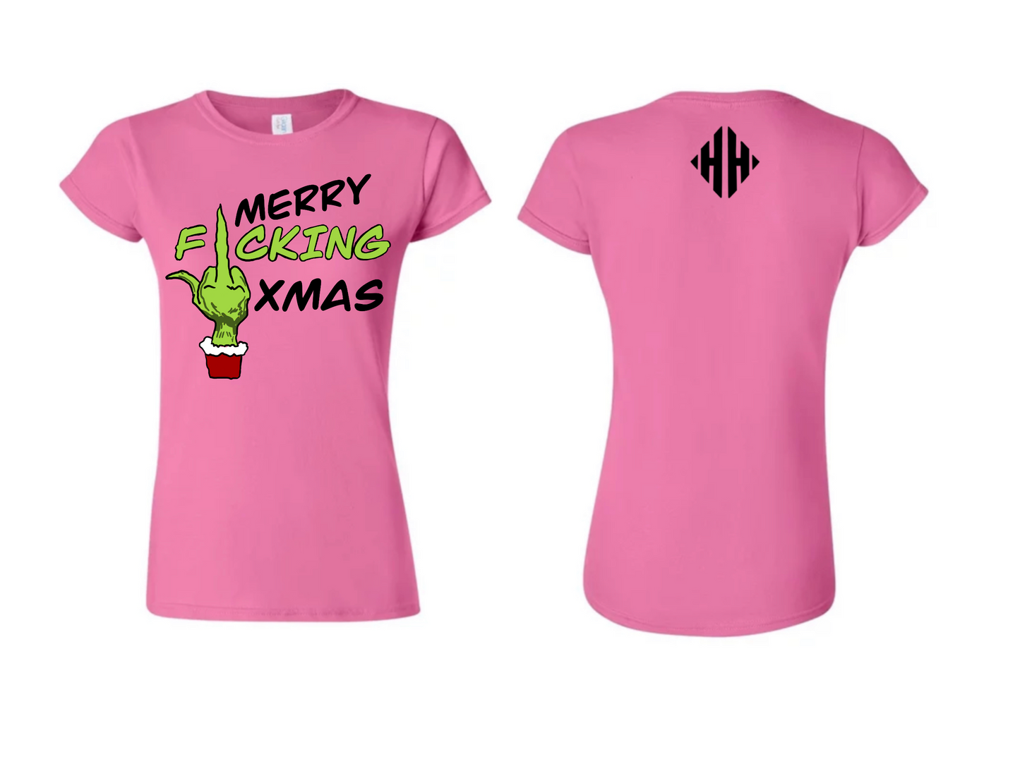 LADIES MERRY FN XMAS SHIRT