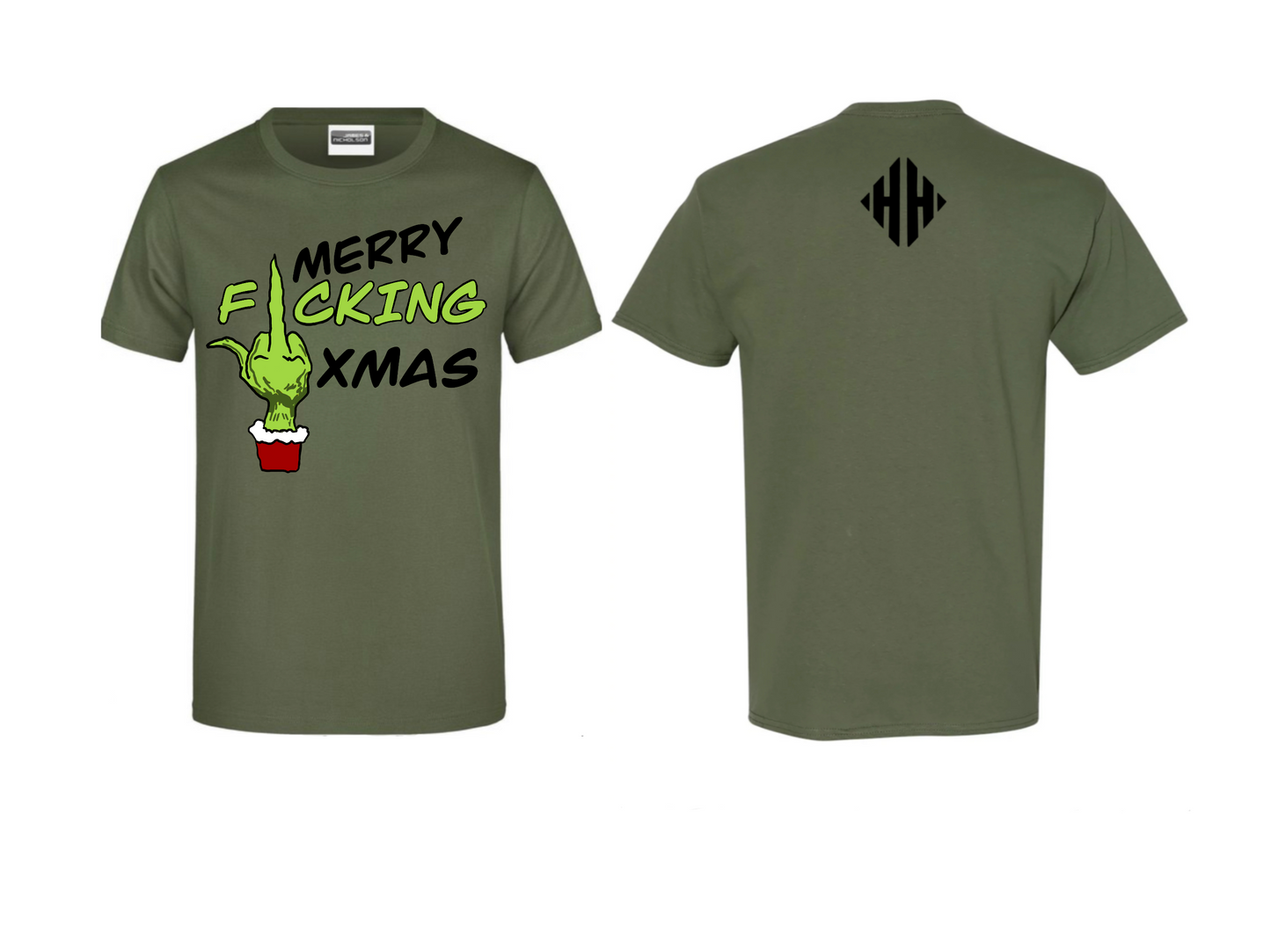 MENS MERRY FN XMAS SHIRT