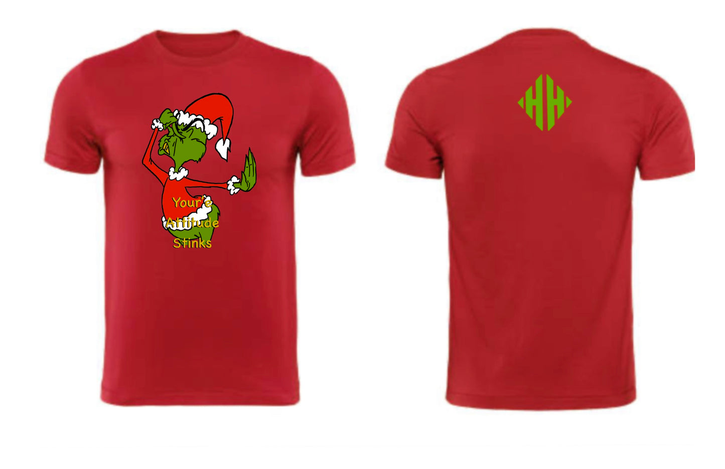 MENS GRINCH ATTITUDE SHIRT