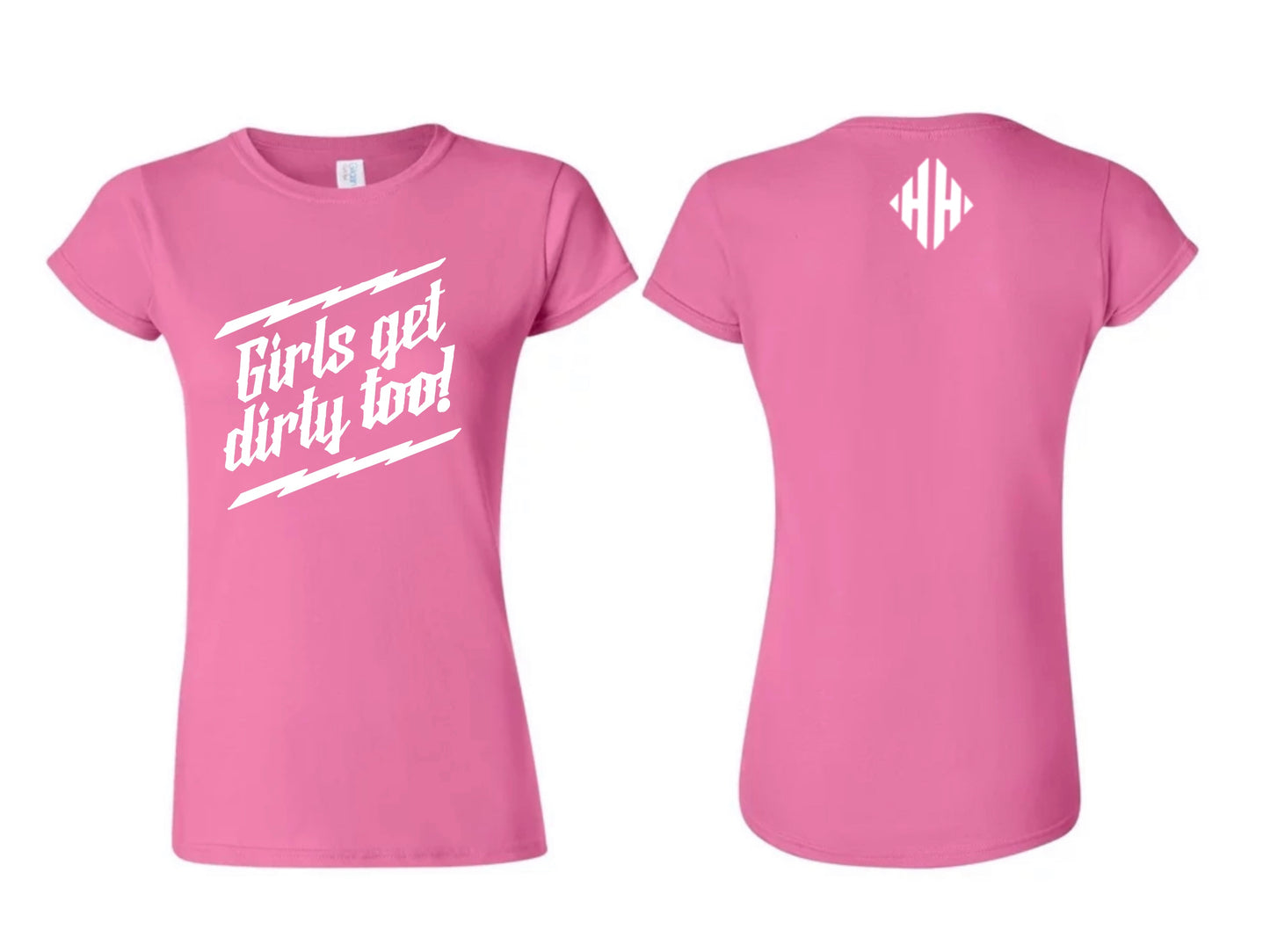 WOMENS GIRLS GET DIRTY SHIRT